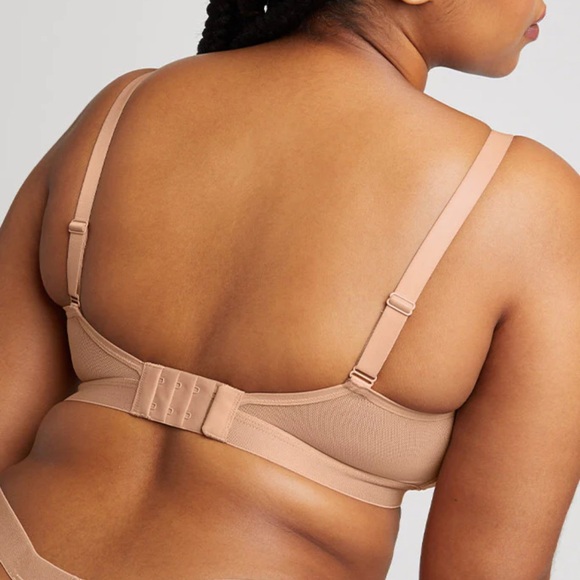 Negative Sieve Cutout Bra Buff Nude Size 4 - Picture 2 of 9